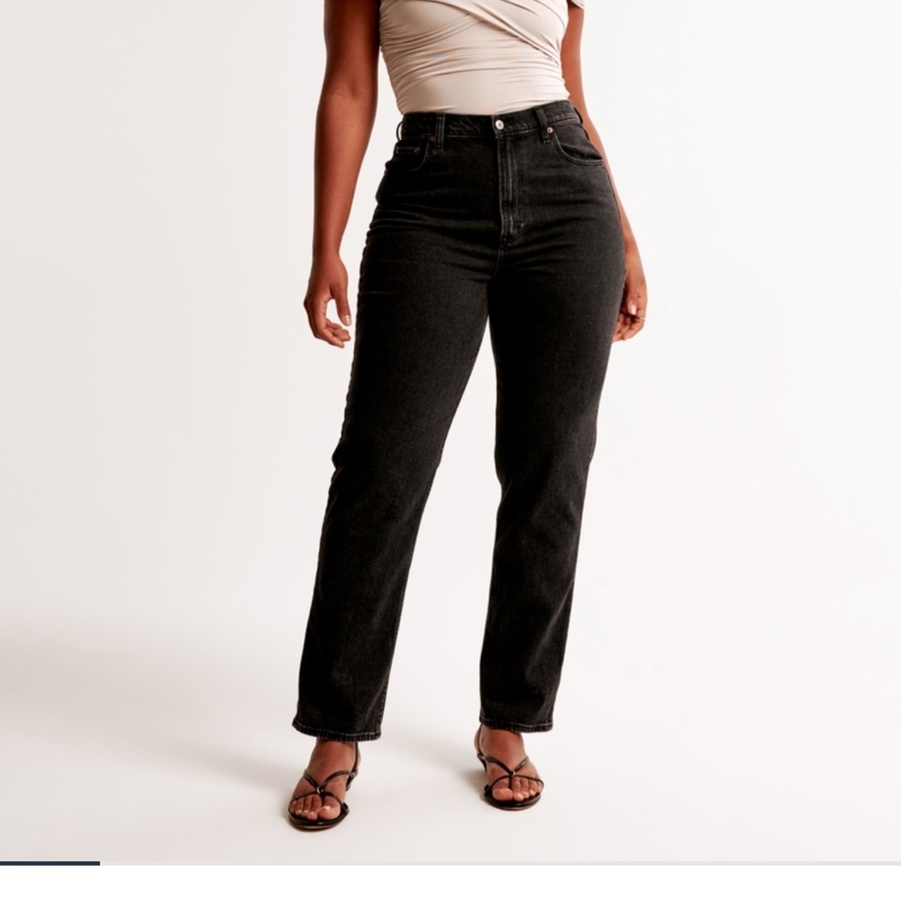 Abercrombie Ultra High Rise Ankle Straight Denim Jeans - Size 30 / 10